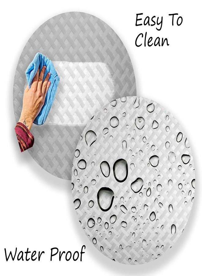 إيلاستبرو حصيرة/غطاء مانع للانزلاق قابل للغسل مصنوع من مادة EVA الآمنة غذائياً من ElastPro، مناسب للثلاجة، وبطانة الرفوف، والطاولة، وحصيرة أدراج المطبخ (مخطط متقاطع شفاف، 5 أمتار) - Image 5